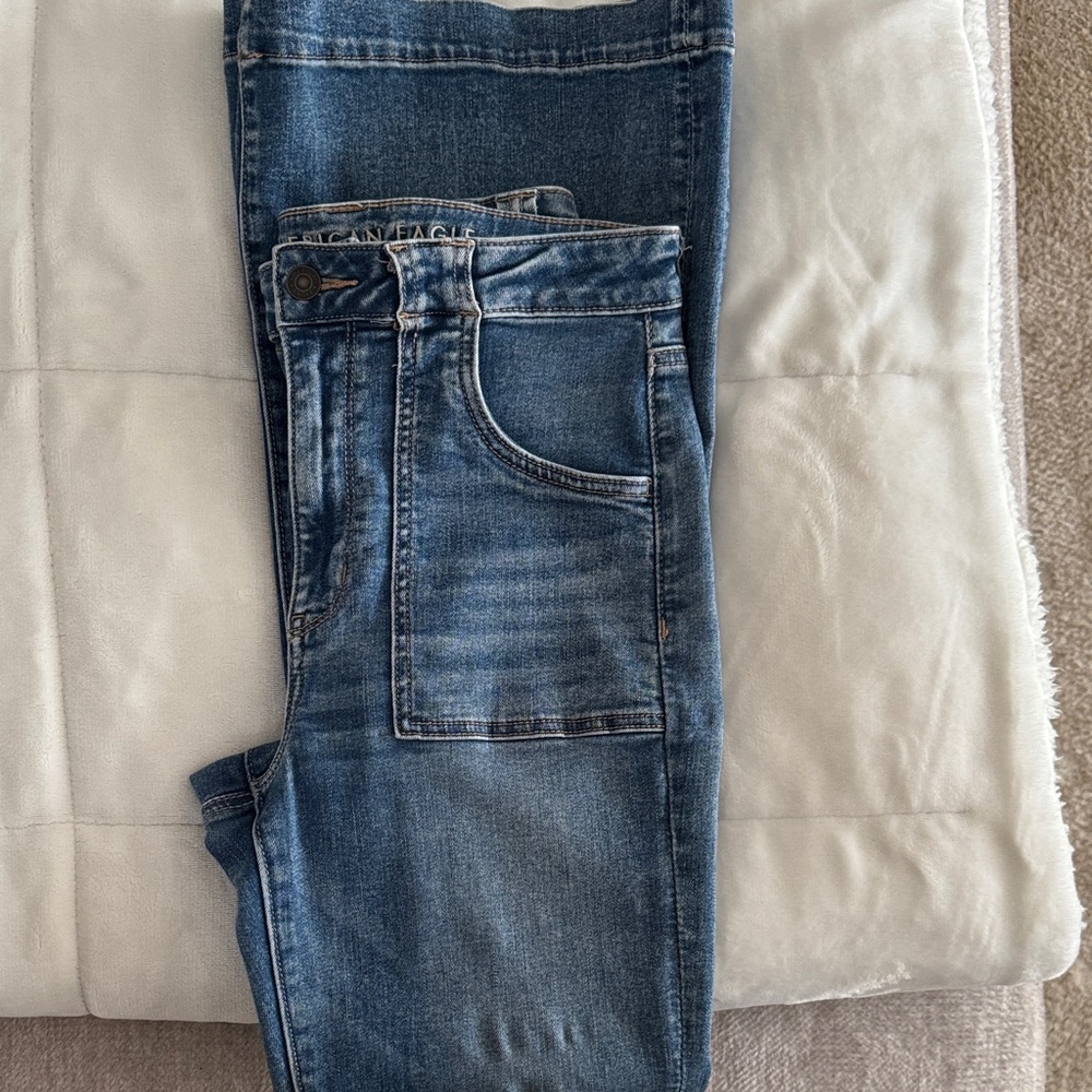 American Eagle Outfitters Women's Boot Cut Jeans - Classic Blue